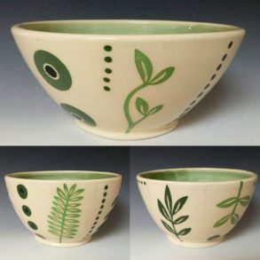 handmade ceramic salad bowls