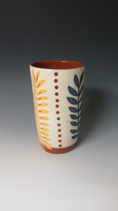 Pint Sized Cheerful Leafy Tumbler with Dots